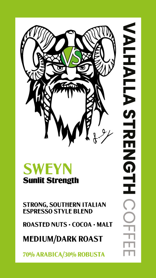 Valhalla Strength Coffee - Sweyn Medium/Dark Roast