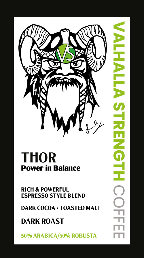 Valhalla Strength Coffee - Thor Dark Roast